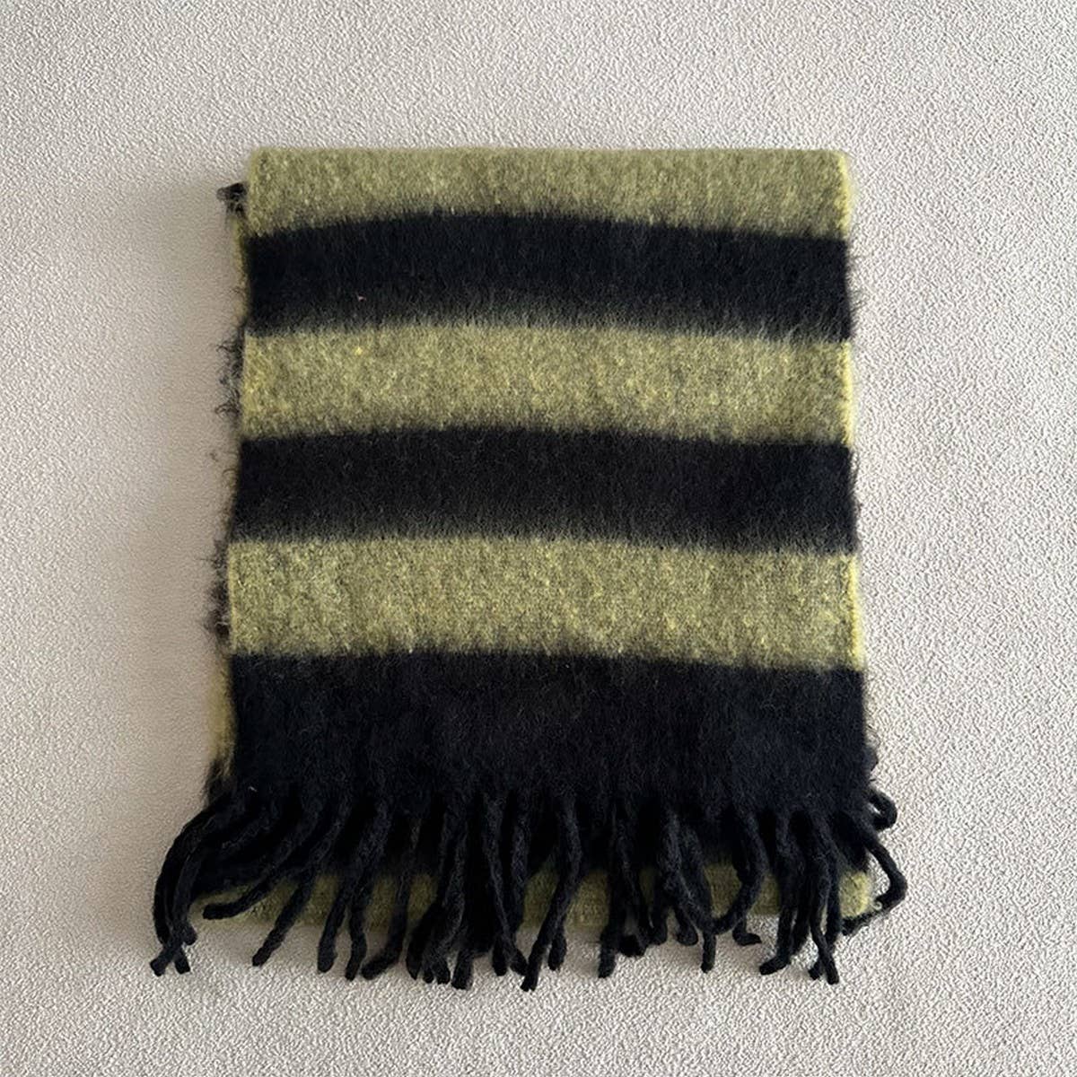 Blue-Brown Stripe Scarf