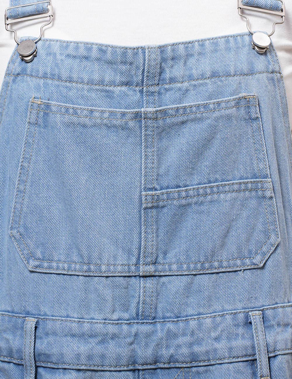 Loose Fit Denim Overalls