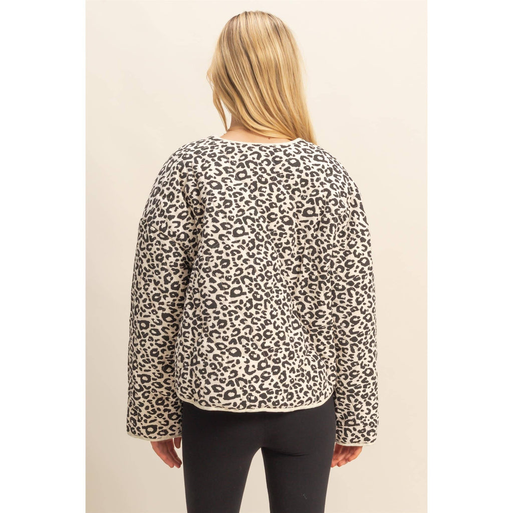Quilted Leopard Jacket
