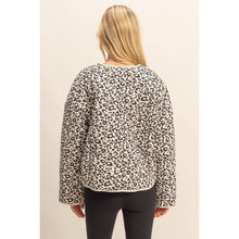 Load image into Gallery viewer, Quilted Leopard Jacket