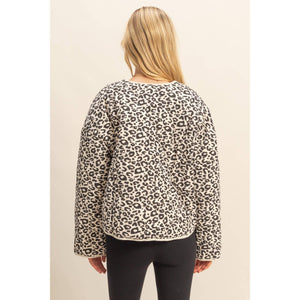 Quilted Leopard Jacket