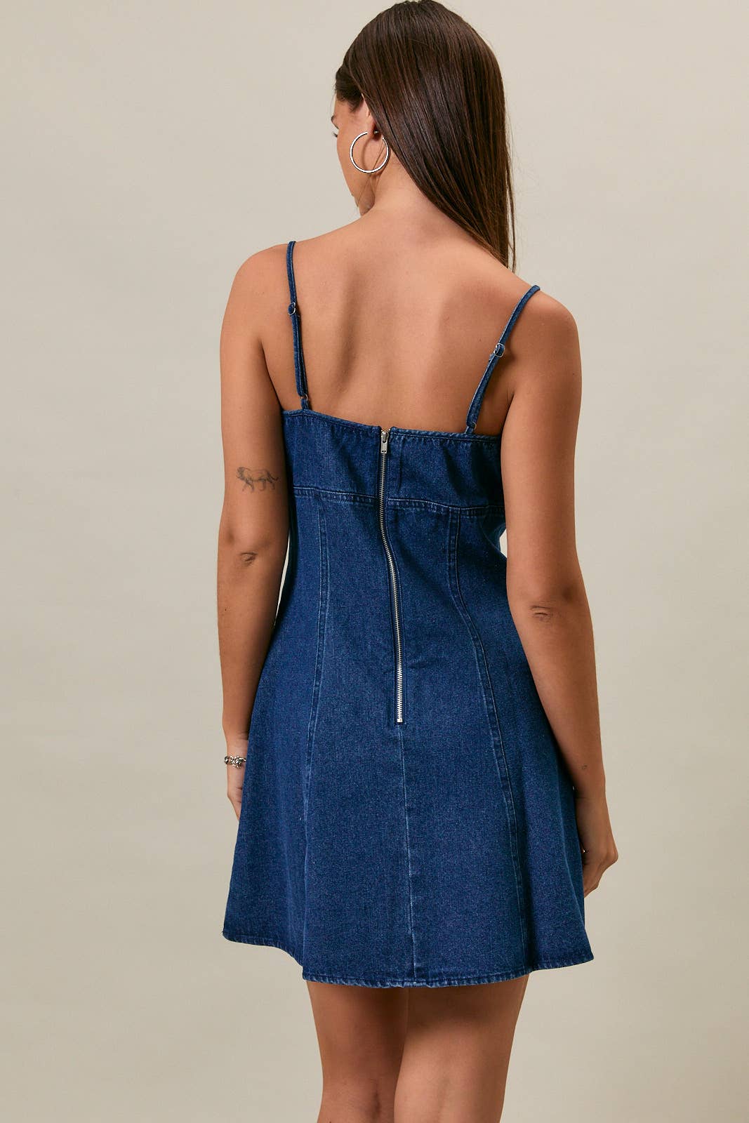 Denim Babydoll Dress