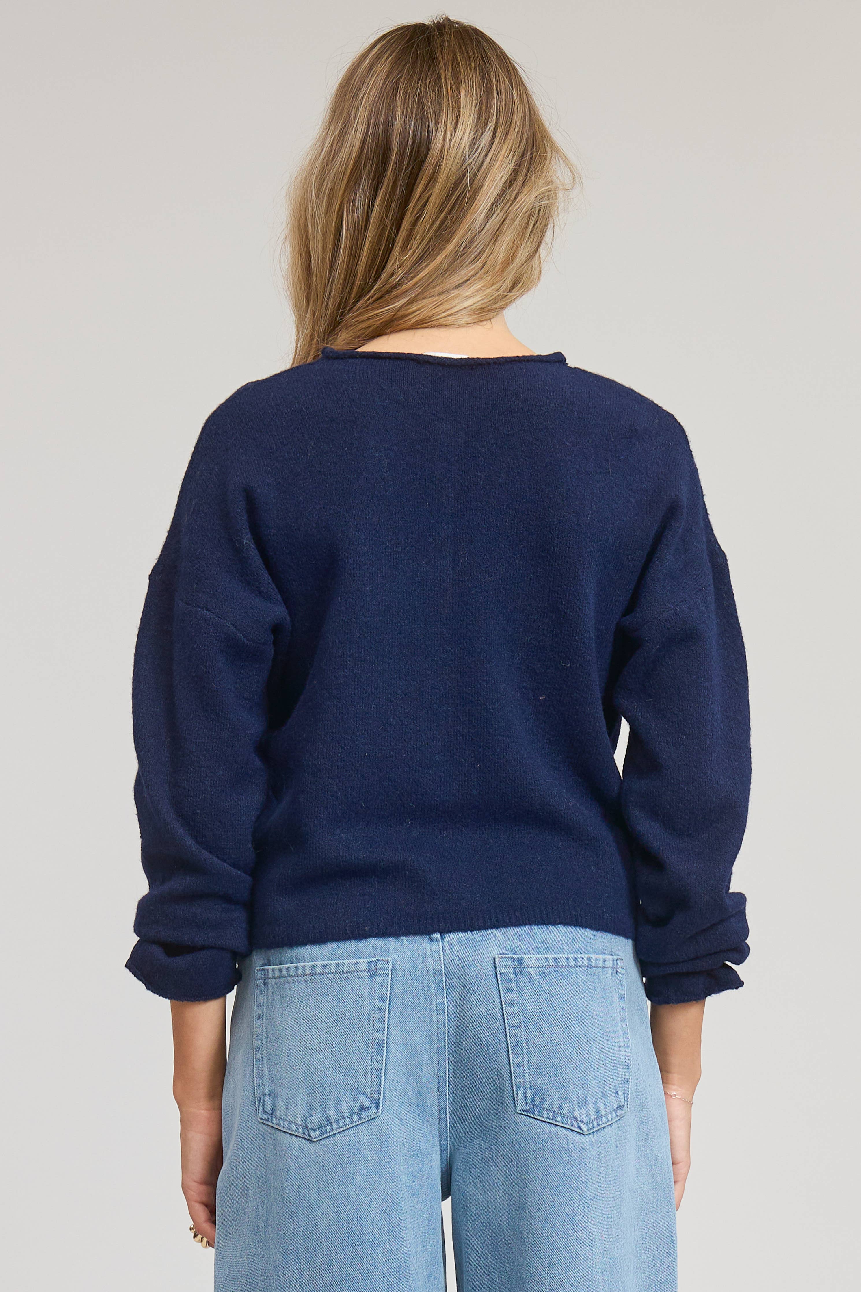 Essential Button Down Cardigan Top