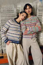 Geometric Knitted Cardigan
