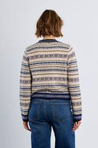 Geometric Knitted Cardigan