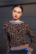 Leopard Knit Sweater