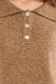 Polo Sweater with Buttons