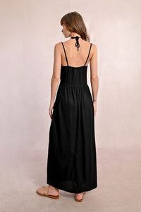 Cutout Effect Maxi Dress