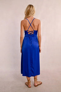 Cobalt Strappy Back Dress