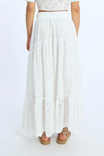 Load image into Gallery viewer, Eyelet Maxi Skirt
