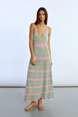 Multicolor Stripe Maxi