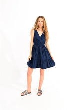 Load image into Gallery viewer, V Neck Ruffle Mini Dress