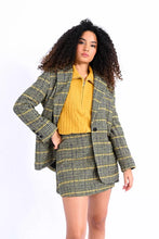 Load image into Gallery viewer, Notch Collar Houndstooth Blazer