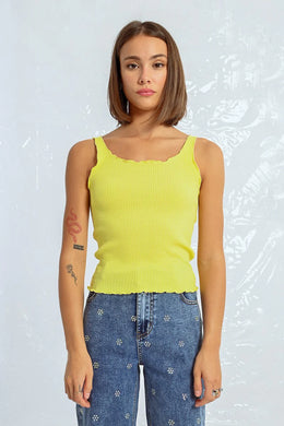 Neon Lettuce Edge Tank