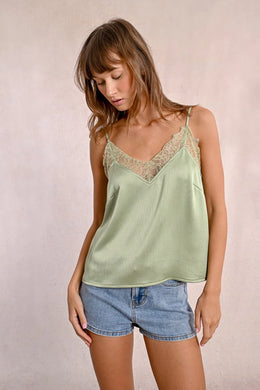 Satin Lace Camisole