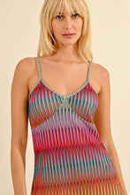 Load image into Gallery viewer, Trippy Stripe Knit Dress