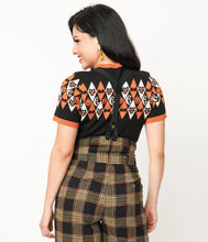 Load image into Gallery viewer, Halloween Argyle Sweater
