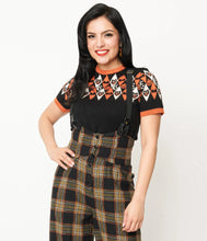 Load image into Gallery viewer, Halloween Argyle Sweater