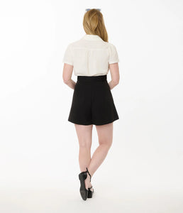 Black Joyce Shorts