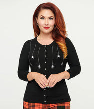 Load image into Gallery viewer, Spider Embroidered Cardigan