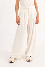 Load image into Gallery viewer, Linen Blend Wide Leg Pants