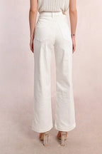 White Wide Leg Jeans