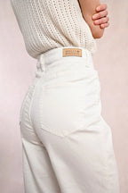 White Wide Leg Jeans