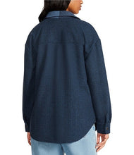 Load image into Gallery viewer, Blue SOPHIA Shacket