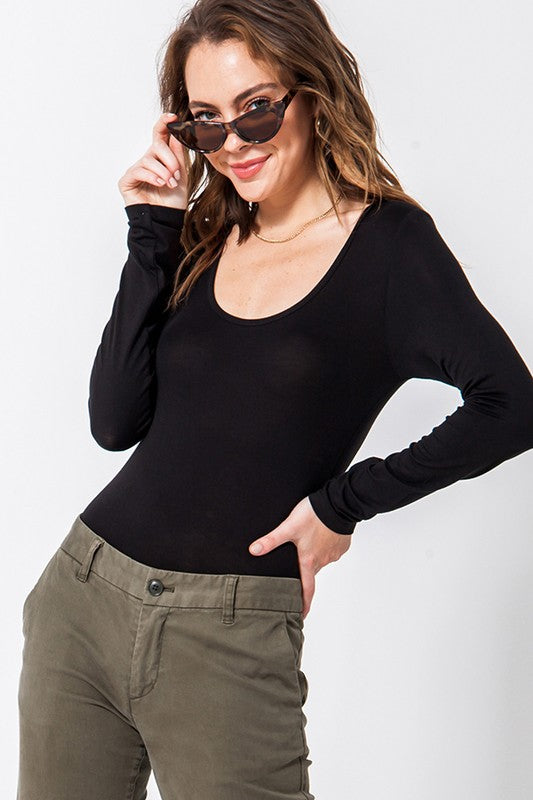 Scoop Neck Bodysuit