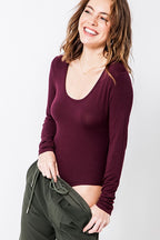 Scoop Neck Bodysuit