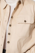 Denim Inspired Cropped Jacket