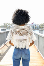 Load image into Gallery viewer, Crochet Crop Top