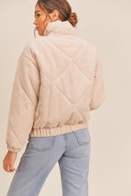 Load image into Gallery viewer, Quilted Bomber Jacket
