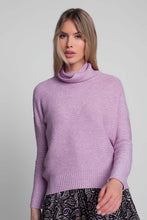 Load image into Gallery viewer, Relaxed Fit Lavender Sweater
