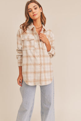Taupe Shacket