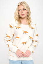 Load image into Gallery viewer, Fox Print Sweatshirt