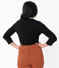 Load image into Gallery viewer, Pumpkin Embroidered Bookworm Cardigan