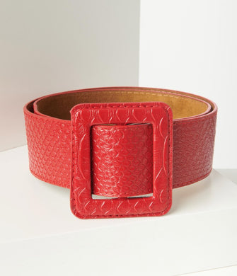 Red Texture Belt