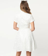 Load image into Gallery viewer, Eyelet &amp; Sequin Dress
