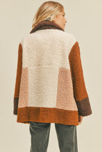 Load image into Gallery viewer, Colorblocked Sherpa Jacket