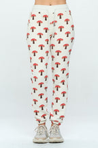 Mushroom Print Sweatpants