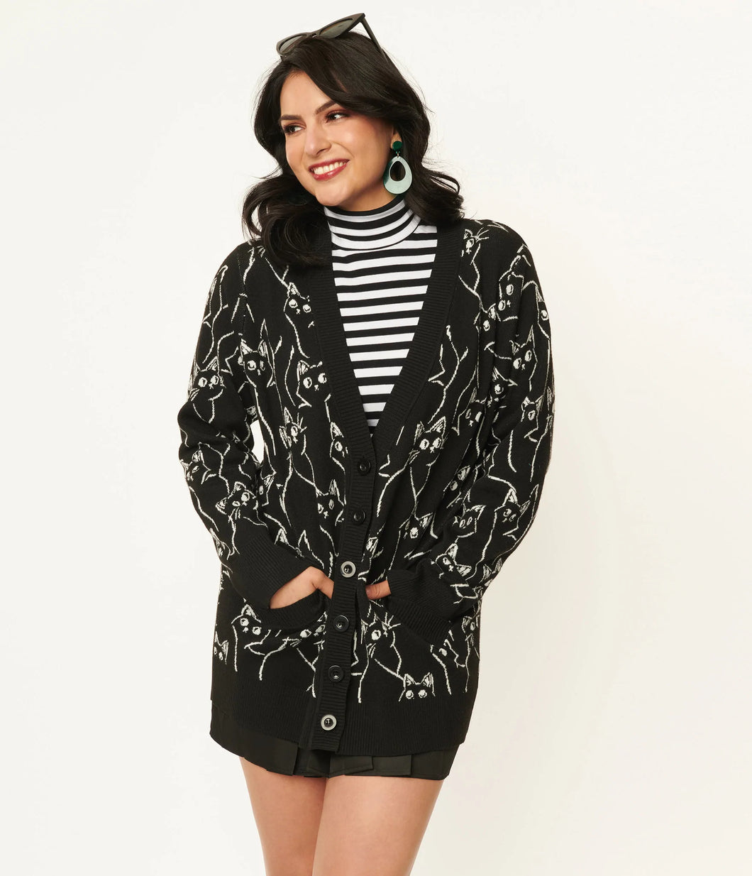 Black Cat Coven Cardigan
