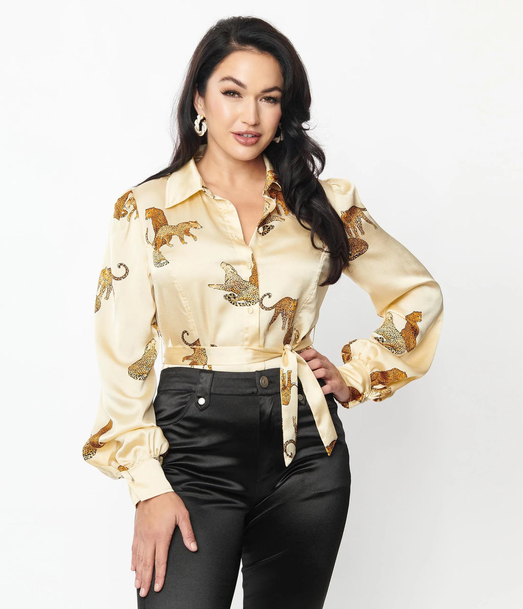 Cheetah Cat Print Bodysuit