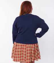 Load image into Gallery viewer, Duck Argyle Cardigan