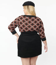 Load image into Gallery viewer, Plaid Fox Sweater