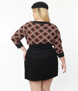 Plaid Fox Sweater