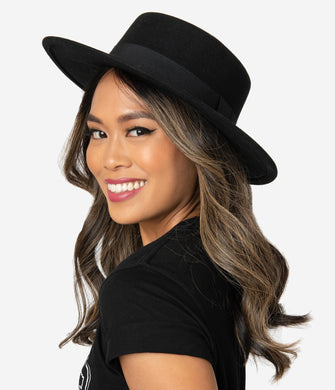 Black Bolero Hat