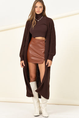 Long Chunky Cardigan