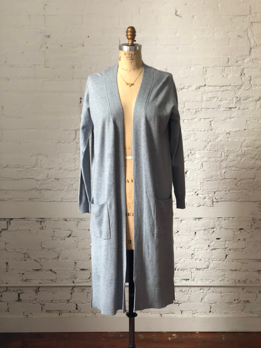 Basic Heathered Cardigan