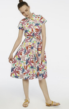 Load image into Gallery viewer, Floral Cotton Shirt Dress